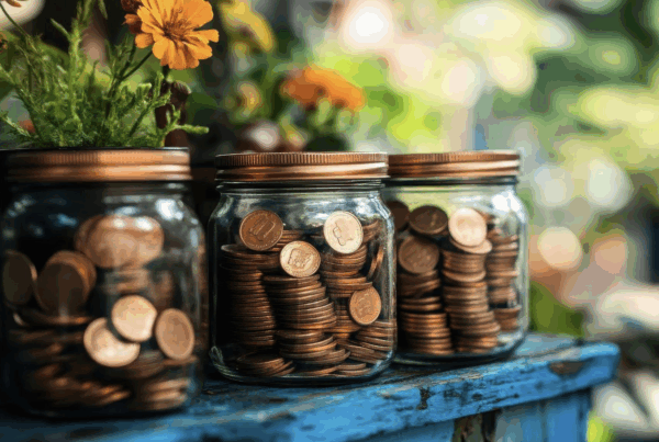 jars of coins